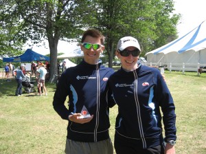 T-Bird and I post race!